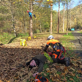 Evacuation and First Aid in Tree Climbing