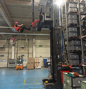 Self-rescue from Rack Stackers